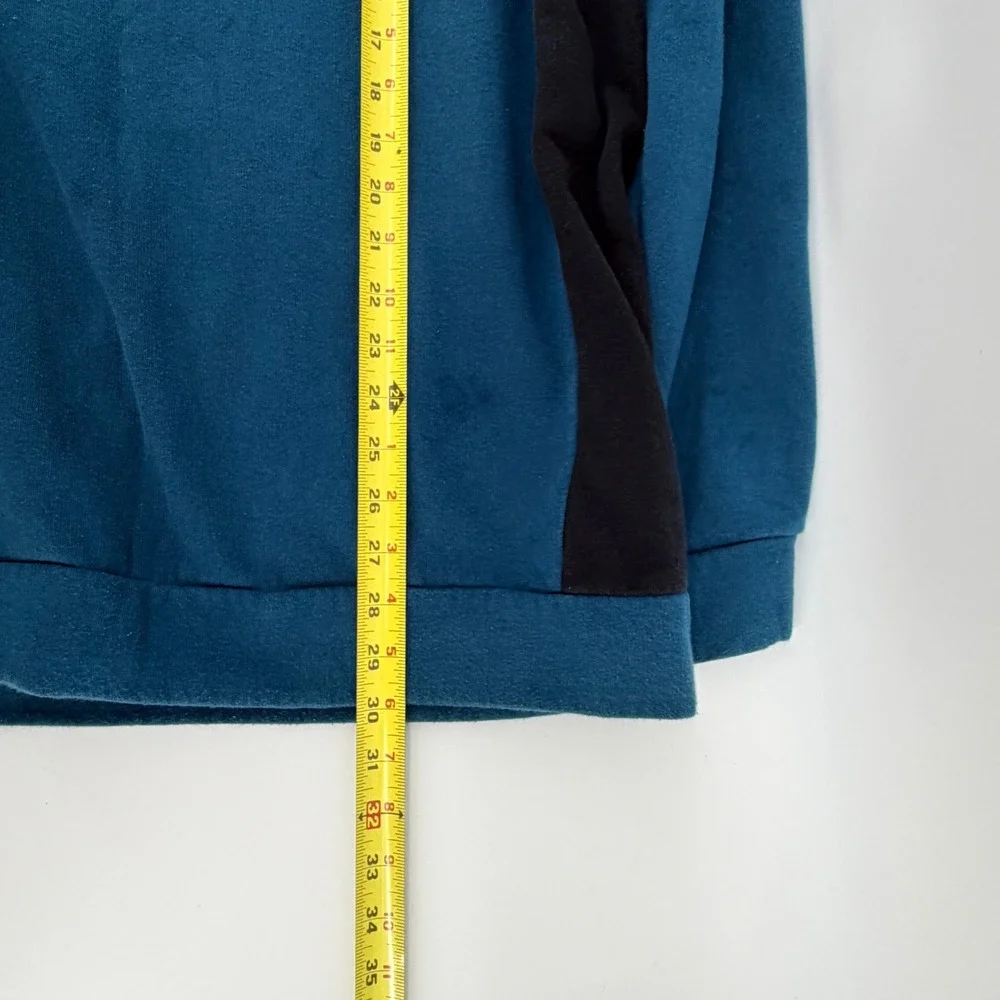 Adidas Essentials 3-Stripes Crewneck Sweatshirt Size XL Teal Blue‎ Pullover Mens